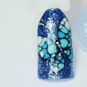 Queen Shining UV Nail Art Base Gel Polish avec <span class=keywords><strong>effet</strong></span> vertigineux et conception de floraison de bulles Non toxique certifié CE 15ml - Product Image 2