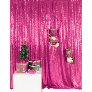 Wholesale Backdrop Curtains Decorative Exhibition Sequin Fabric Curtains With Glitter