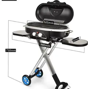 Proveedor de China de Camping al aire libre de acero inoxidable barbacoa de <span class=keywords><strong>Gas</strong></span>. - Product Image 1