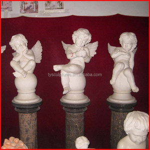Venta Caliente, Estatuas de Ángeles Niños Rezando para Jardín, de Piedra, Fabricadas en China - Product Image 5