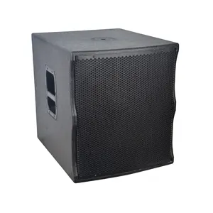 Speaker Subwoofer Dj Sound Box 18 Inch Professional Audio High Power 800W Pa Black Wood 1ch XLR & 1/4"combo / 98db dj