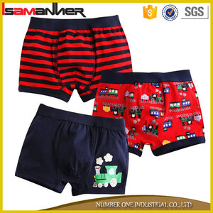 3 pcs sous-vêtements mis en 100% coton mignon de <span class=keywords><strong>bande</strong></span> <span class=keywords><strong>dessinée</strong></span> imprimé boxeur culotte garçon - Product Image 1