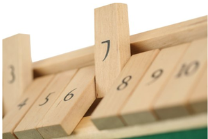 <span class=keywords><strong>Gioco</strong></span> da Tavolo Tradizionale Retrò Classico 'Shut the Box' <span class=keywords><strong>con</strong></span> 12 <span class=keywords><strong>Numeri</strong></span> e Dadi - Product Image 4