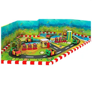 Hot koop kids indoor driving school kids zachte adventure indoor tunnel speeltuin kleine kids verkeer town speeltuin