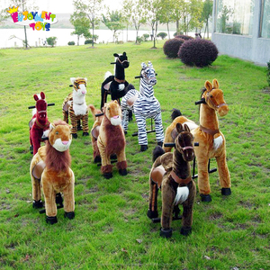 Godimento CE giocattolo meccanico cavallo al galoppo cavallo felice <span class=keywords><strong>giocattoli</strong></span> di peluche in <span class=keywords><strong>vendita</strong></span> - Product Image 1