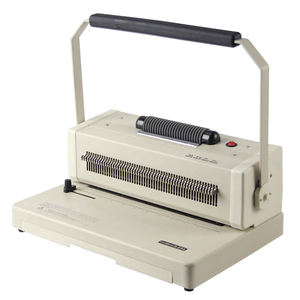 S25a Hướng dẫn sử dụng đấm điện cuộn dây inserter máy tính ràng buộc dễ dàng cho nặng F4 Kích thước 25 tờ Xử lý giấy - Product Image 1