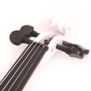 Violino Elettrico Bianco Fatto a Mano Più Economico in Vendita - Product Image 5