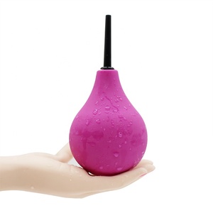 225ML Non-phthalate Pink PVC Vagina Anal Douche, 100% Safe Reusable <strong>Enema</strong> <strong>Bulb</strong> for Men Women - Product Image 4