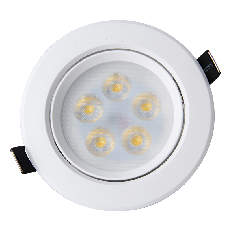 Оптовая продажа, светодиодные точечные светильники 5 Вт, встраиваемый потолочный мини-светильник, маленький Точечный светильник для дома, отеля, магазина