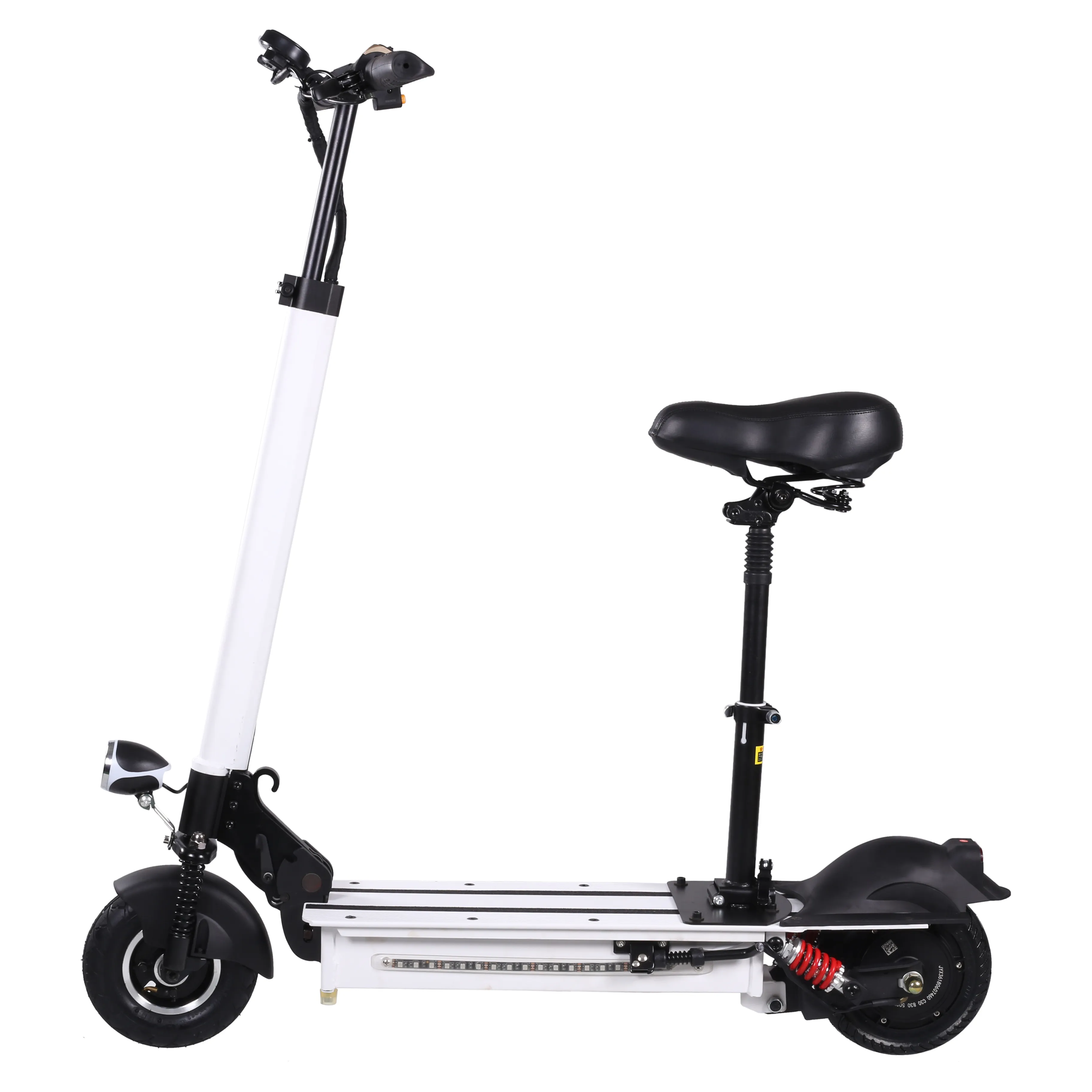 8inch tyre 350w foldable electric scooter for adult with front and rear suspension