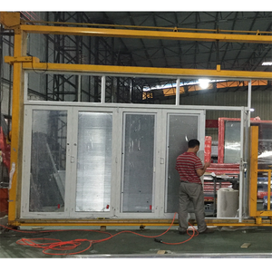 कांच के टुकड़े टुकड़े के साथ निविड़ अंधकार तह दरवाजे फिलीपींस अंदर अंधा कर रही है - Product Image 4