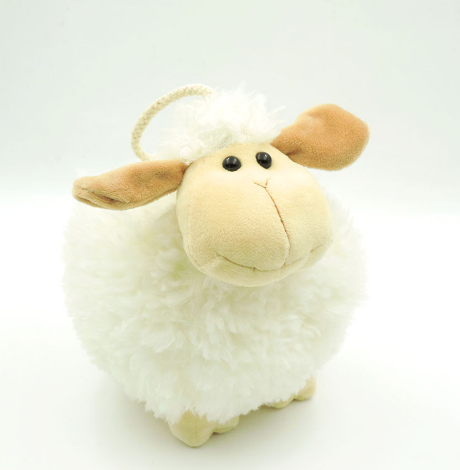 Plush Sheep Toy Stuffed Animals for Kids - Fluffy Lamb Car Pendant