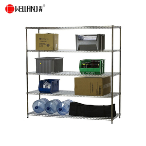 NSF Approuvé 800lbs Capacité De Chargement <span class=keywords><strong>Lourd</strong></span> Plateau, Commercial Bureau Entrepôt De Stockage Fil Étagères Rack - Product Image 1