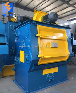 Nội Bộ Rotary Crawler Shot Máy Phun Cát/Rust Removal Kim Loại Shot Máy Phun Cát/Cao Su Vành Đai Phun Máy - Product Image 1