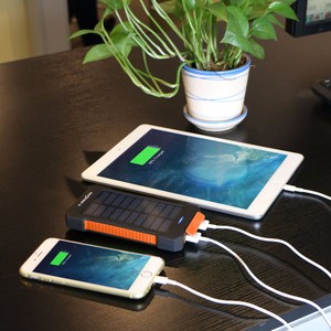 Cargador Solar Power Bank 10000 mAh Cargador de Batería Portátil Resistente A Prueba de Golpes para el iphone 6, <span class=keywords><strong>5</strong></span> V dispositivo - Product Image 5
