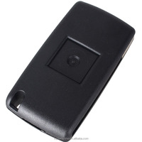 CE0536 Model HU83 VA2 Blade 433MHZ ID46 2 tombol Remote lipat mobil kunci Shell untuk Peugeot 307 308 408