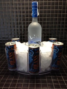 OEM Personnaliser <span class=keywords><strong>Red</strong></span> <span class=keywords><strong>Bull</strong></span> Boat Can Vodka Energy Drink Ice Bucket - Product Image 4