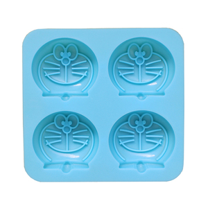 Doraemon gato en forma de silicona de molde de hornear último animal de dibujos animados <span class=keywords><strong>cuatro</strong></span> cubo de hielo molde de silicona - Product Image 3