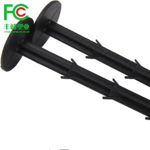 Chevilles de sol en plastique, clous en plastique/piquets de paillette pour la fixation des tapis de mauvaises herbes, 100 pièces - Product Image 1