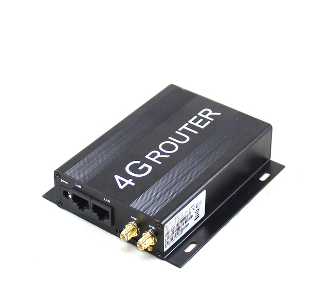 R320 Industrial 4G LTE Modem Router Firewall QoS Metal Casing SIM Card Slot 300Mbps WiFi 4 LAN Ports Vehicle Use-Stock Available