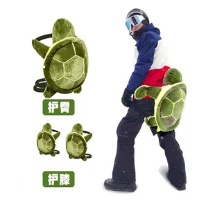 2019 nova atacado Turtle em forma de Travesseiros para evitar quedas de esqui esporte proteja brinquedo de pelúcia proteger os joelhos e nádega