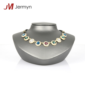 Luxury leather necklace bust Mannequins jewelry display Props - Product Image 2