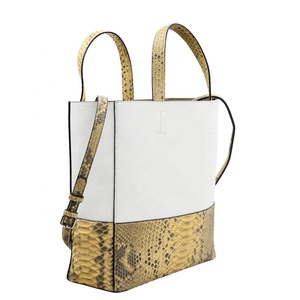 נשים מותאם אישית תיקי עור נשים תיקים הסיטונאי מותג שקיות עור אקזוטי עיצוב אופנה נחש תיק יד עשה - Product Image 4