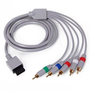 <span class=keywords><strong>Cable</strong></span> AV Protector NSLikey de 1.8m para Consola <span class=keywords><strong>Wii</strong></span>/<span class=keywords><strong>Wii</strong></span> U, Adaptador de Audio HDTV 1080P con 5 Líneas RCA - Product Image 1
