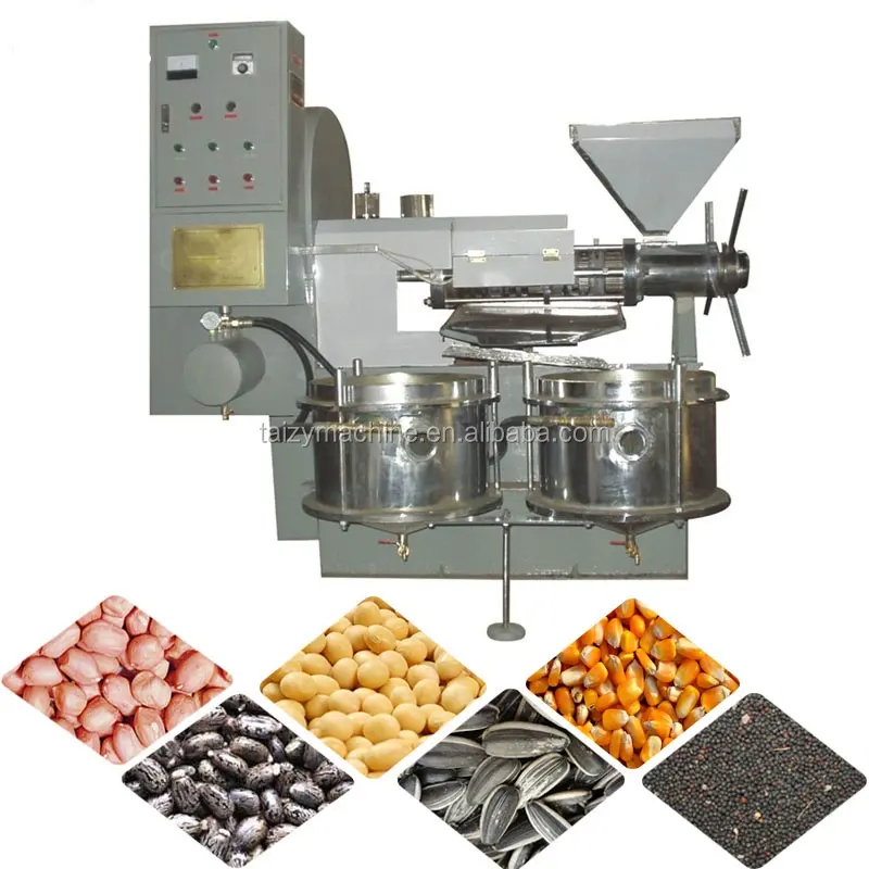 Factory sale mustard oil expeller/flaxseed hot screw oil press/rapeseed oil press machine