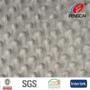 China Manufacturer's Professional Oeko <strong>Tex</strong> 100 Minky Cuddle Dimple Dot Fabric Super Soft Waterproof Warp Technique for Bed - Product Image 2