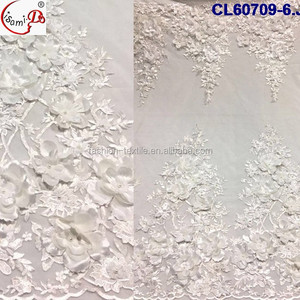<strong>Top</strong> One <strong>Peach</strong> 3D Lace Fabric Haute Couture Fabric CL60709 Wedding Dress Bridal Gown Lace Fabric - Product Image 6