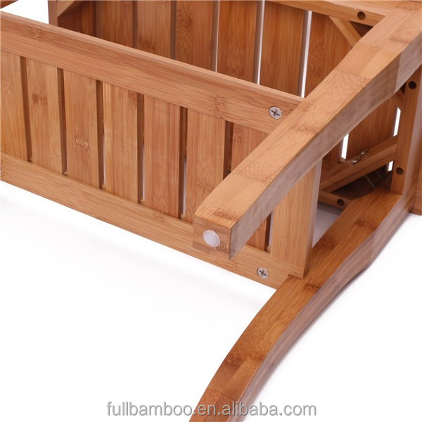 Нескользящая деревянная скамейка для душа