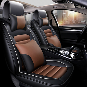 Vente en gros Housse de siège de voiture universelle en cuir Coussin imperméable pour les quatre saisons - Product Image 2