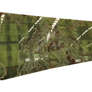 حجر طبيعي رخام شفاف على شكل كتاب مفتوح من العقيق الأخضر - Product Image 3