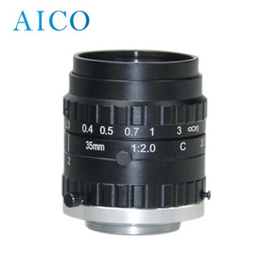 Alta illuminazione relativa piccolo <span class=keywords><strong>CRA</strong></span> 6mp F2.0 2/3 "35mm 6megapixel C montaggio macchina visione Fa obiettivo Cctv per fotocamera 2/3 pollici - Product Image 1