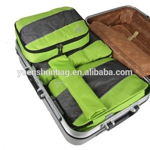 4 resuable d'organisateur de <span class=keywords><strong>voyages</strong></span> en cubes trousse de toilette avec sac <span class=keywords><strong>à</strong></span> linge. - Product Image 4