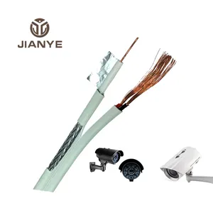 Kombinieren kabel für CCTV kamera sicherheit system 1000ft mit 2 power rg6 dc kabel koaxial