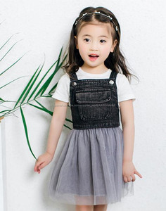 A granel kids de una pieza del bebé jean gasa <span class=keywords><strong>buzos</strong></span> - Product Image 2