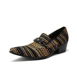 NA164 <span class=keywords><strong>Zapatos</strong></span> Mocasines de <span class=keywords><strong>Hombre</strong></span> con Punta en Pico Estilo Veraniego, Diseño Británico en Negro y Dorado, <span class=keywords><strong>Zapatos</strong></span> Casuales de Cuero PU <span class=keywords><strong>Charol</strong></span> para <span class=keywords><strong>Hombre</strong></span> - Product Image 6