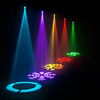 Fcc bühne licht gobo projektor 10W dmx spot moving licht led