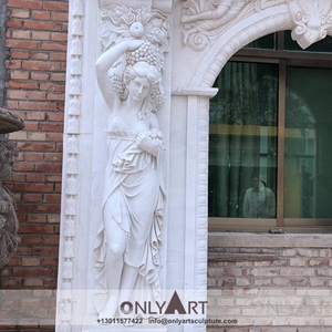 Phong cách mới Tay Chạm Khắc Đá Granite khung cửa đá cẩm thạch cột trụ cột - Product Image 4