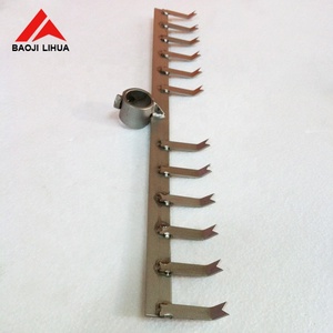 물 처리를 위한 주문을 받아서 만들어진 죔쇠 gr1 티타늄 양극 처리 선반 - Product Image 2