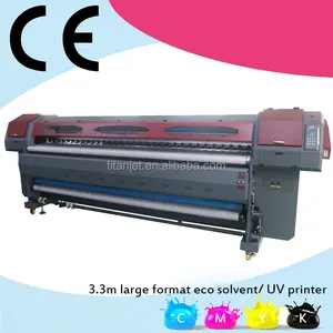 Banner jet oem dx5 cabezas 3.2 m impresora eco solvente de gran formato impresora de alta velocidad de impresión de vinilo