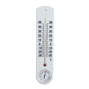 Termómetro de plástico para exteriores, medidor de temperatura y humedad - Product Image 2