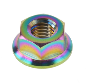 OEM Anodisé Titane Bride écrous pour <span class=keywords><strong>Moto</strong></span> - Product Image 2
