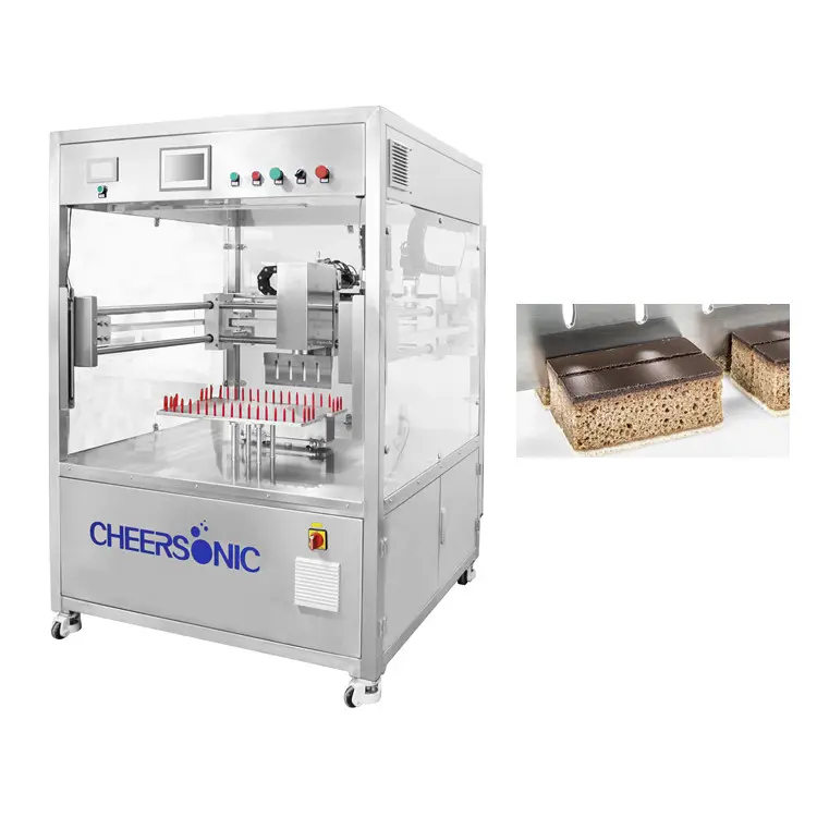 ケーキカッティングディバイダーベーカリーマシン超音波冷凍チーズスライス機超音波ムースケーキカッティングシステム