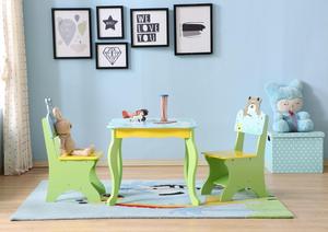 Tavolo e sedia per bambini in legno tavolo da apprendimento per bambini sedia da tavolo in legno per bambini - Product Image 5