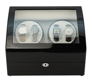 <span class=keywords><strong>Remontoir</strong></span> <span class=keywords><strong>automatique</strong></span> rotatif <span class=keywords><strong>pour</strong></span> quatre montres avec cinq emplacements de rangement et moteur japonais - Product Image 3
