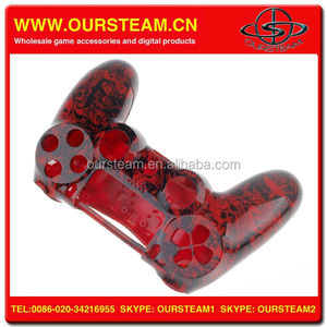Nueva llegada Salpicadura roja Diseño de casos de vivienda para <span class=keywords><strong>PS4</strong></span> Controlador Hydro sumergió la Shell - Product Image 3