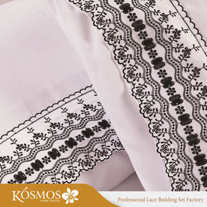 4 Pcs Bông Polyester Khăn Trải Giường Tốt Nhất Sang Trọng Bán Buôn Khăn Trải Giường - Product Image 2